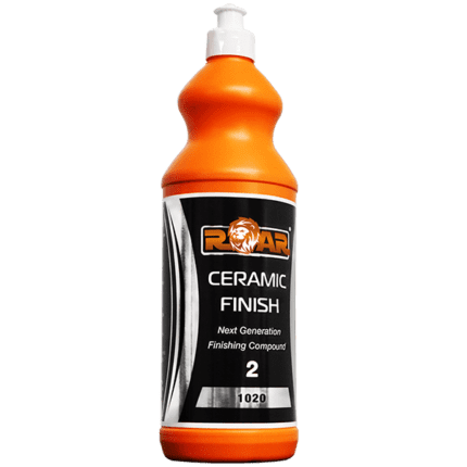 alt="ROAR 1020 bottle of Ceramic Finishing Compound 1KG enhances gloss"