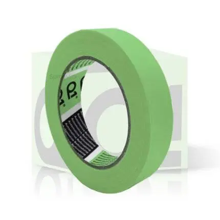 alt="q1 high performance masking tape in green size 24mm x 50m 1" for automotive industry"