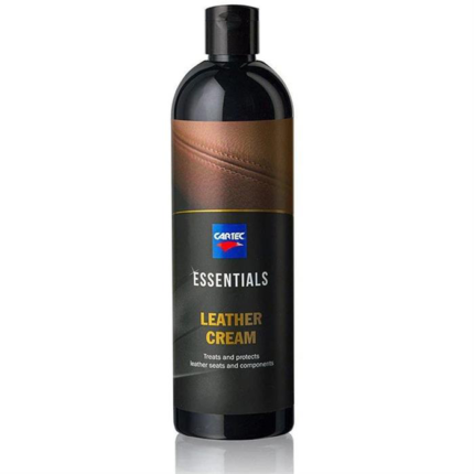 alt="Cartec Essentials Leather Cream Conditioner 500ml cleans nourishes protects"