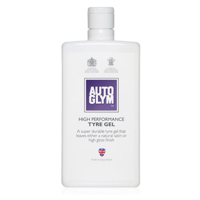 alt="Autoglym high performance tyre gel exterior dressing for gloss or natural clean tyres size 500ml"