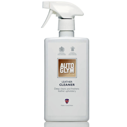alt="Autoglym leather cleaner for automotive leather size 500ml protect with leather balm"