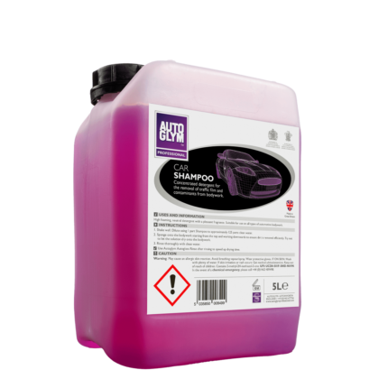 alt="Autoglym shampoo for car wash professional and trade use with a pleasant smell high foaming to remove traffic film and dirt size 5l"