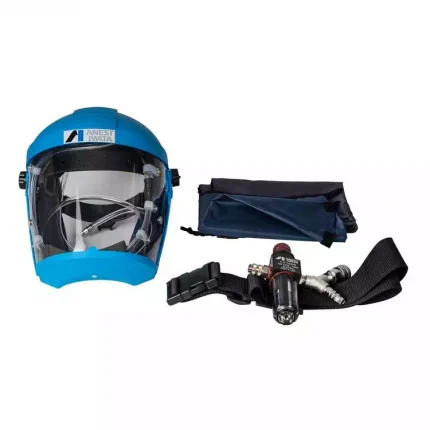 alt="Anest Iwata Airfed 2020 Full Face Adjustable Mask Kit Wide vision visor Includes Brow guard and vizor - Cover for vizor - Waist-belt - Pre-set air regulator - Carbon filter - Gun hose fittings 1,25 m"