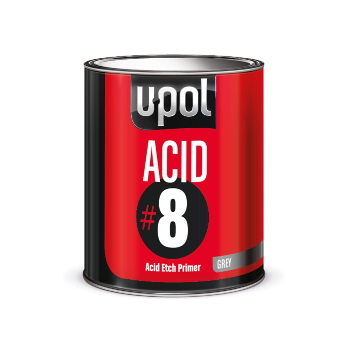 alt="UPOL Acid #8 Etch Primer red tin 1L Fast Drying"