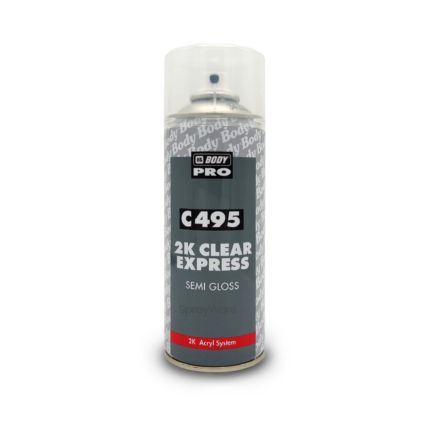 HB BODY HB-C496 2K HS Clearcoat Aerosol – 400ml Can With Free Shipping