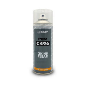 alt="HB Body C496 2K HS Clear high Gloss coat Aerosol 400ml spray can"