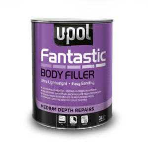alt="UPOL fantastic body filler for car body Medium dent repairs Ultra lightweight 3L tin"