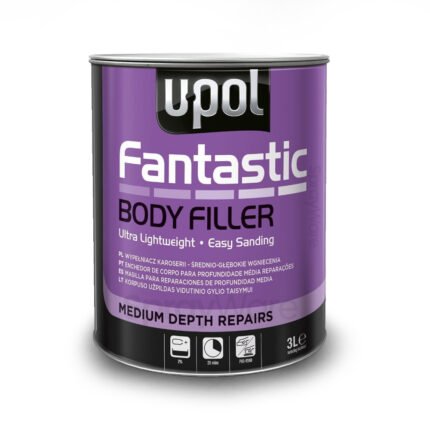 alt="UPOL fantastic body filler for car body Medium dent repairs Ultra lightweight 3L tin"