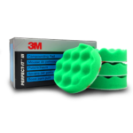 alt="3m 50499 green foam compounding pads 75mm perfect it for fast cut 51815"