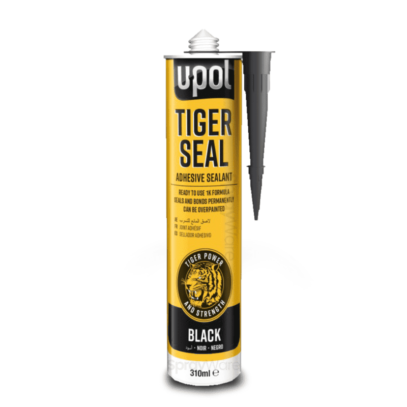 UPOL Tiger Seal Black PU Adhesive Sealant 310ml SprayWare
