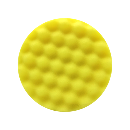 alt="3M Yellow Polishing Pad Foam 50488 150mm 2PK Full Box for polishing buffing swirl removal"