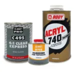 alt="HB Body C495 Lacquer clearcoat Kit + hb body 740 Normal Thinner reducer 1L with h753 hardener"