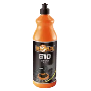 alt="ROAR 610 Extreme Cut Compound bottle 1kg for removing P1500 or P2000 sanding marks"