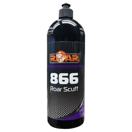 alt="ROAR 866 Scuff Panel Preparation 1L liquid compound bottle"