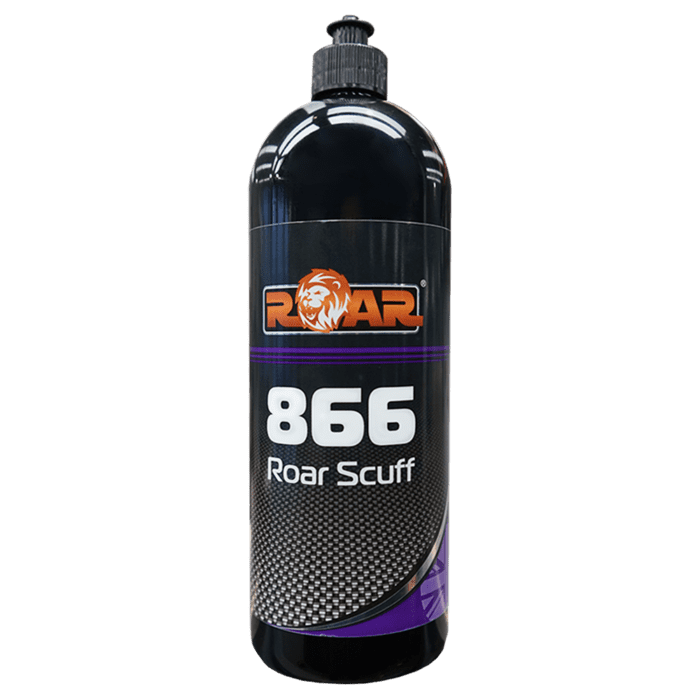 alt="ROAR 866 Scuff Panel Preparation 1L liquid compound bottle"