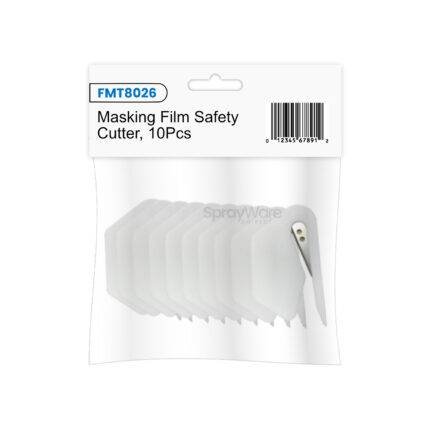 alt="Fast Mover Masking Film Safety Cutter 10PK FMT8026 white plastic cutters"