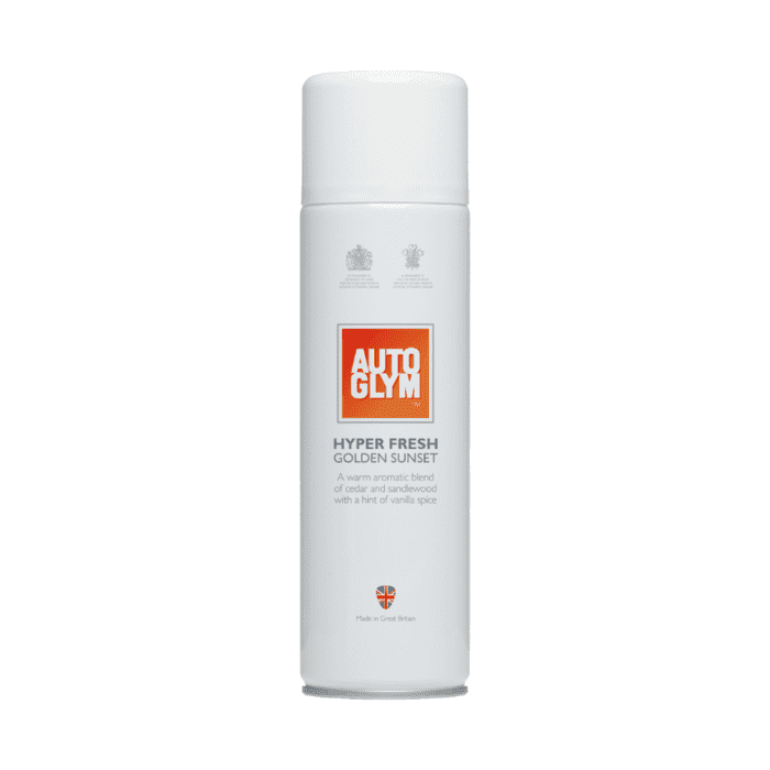 alt="Autoglym Hyperfresh Golden Sunset Air Freshener Spray Aerosol 450ml"