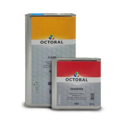 alt="Octoral C600 Clearcoat 2K Lacquer 5L & Hardener H60 2.5L Kit 7.5L"