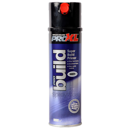 alt="PROXL Super HIgh Build Primer Aerosol Grey"