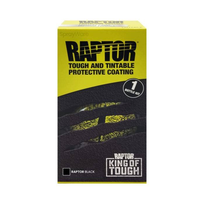 alt="UPOL Raptor Bedliner Black Full Box 2K includes 1 Bottle and hardener Kit 1L"