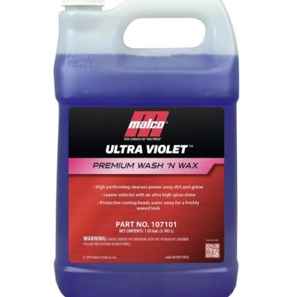 Malco 107101 Ultra-Violet Wash & Wax 1 Gal, 3.75L