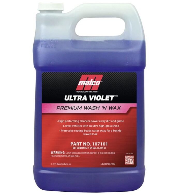 Malco 107101 Ultra-Violet Wash & Wax 1 Gal, 3.75L