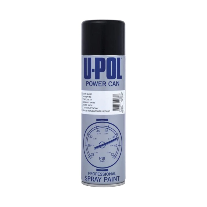 alt="Upol Power Can Satin Black Aerosol"