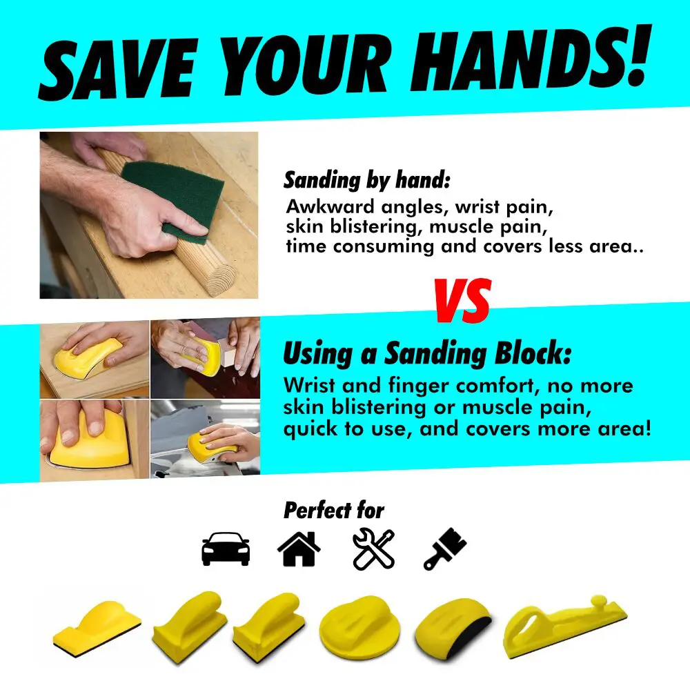 Fast Mover Sanding Block 70 x 125mm Dust Extraction FMT2061 - Image 3