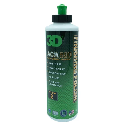 alt="3D ACA 520 Finishing Premium Fine Cut Polish 8oz for cars"