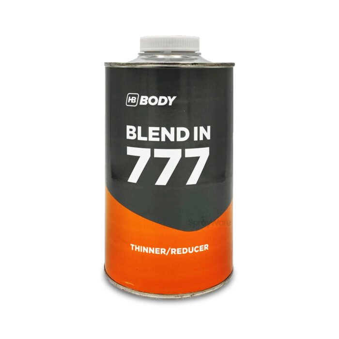 alt="HB Body 777 Blend In Thinner Fade Out 1L tin transparent"