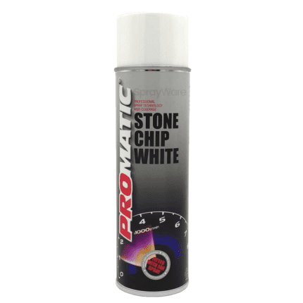 alt="Promatic ProXL Stonechip White aerosol Spray can for Underbody 500ml"