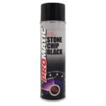 alt="Promatic Stonechip Black overcoatable Spray paint aerosol can for Underbody 500ml"