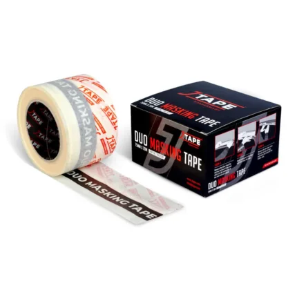 alt="J Tape DUO Masking Tape Double Sided in box Adhesive 75mm x 20m"