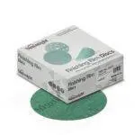 alt="Sunmight Film finishing Sanding green plastic film discs 150mm DA no holes Grits 800-2000 for finishing"