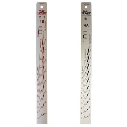 alt="Fast Mover FMT7922 Double Sided Aluminium Paint Measuring Stick 2:1 / 4:1 1pc"