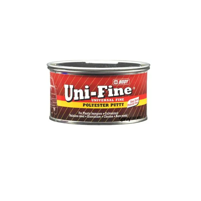 Alt=''HB Body Uni-fine filler 200g includes a hardener tube''